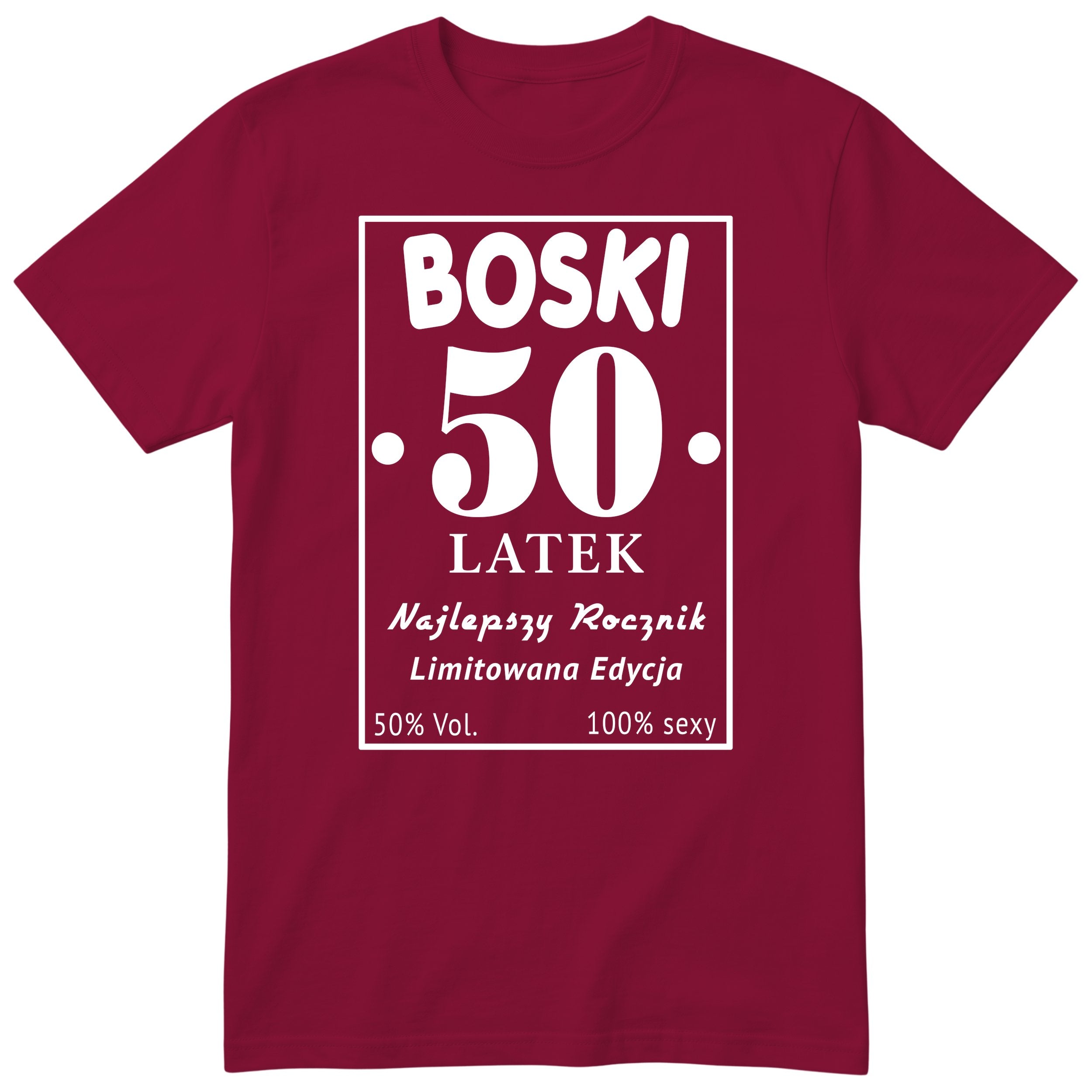Boski 50 Latek - bordowa