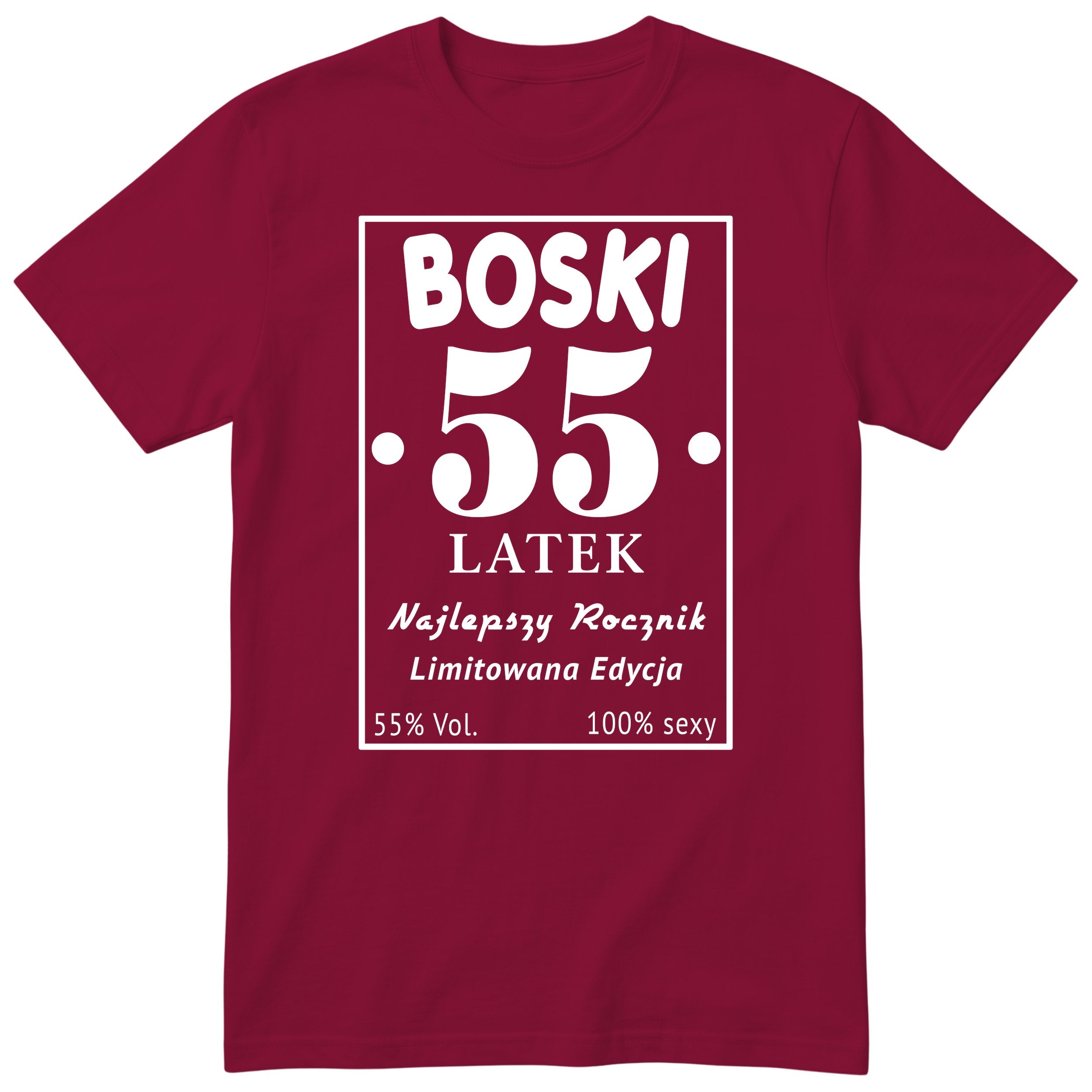 Boski 55 Latek - bordowa