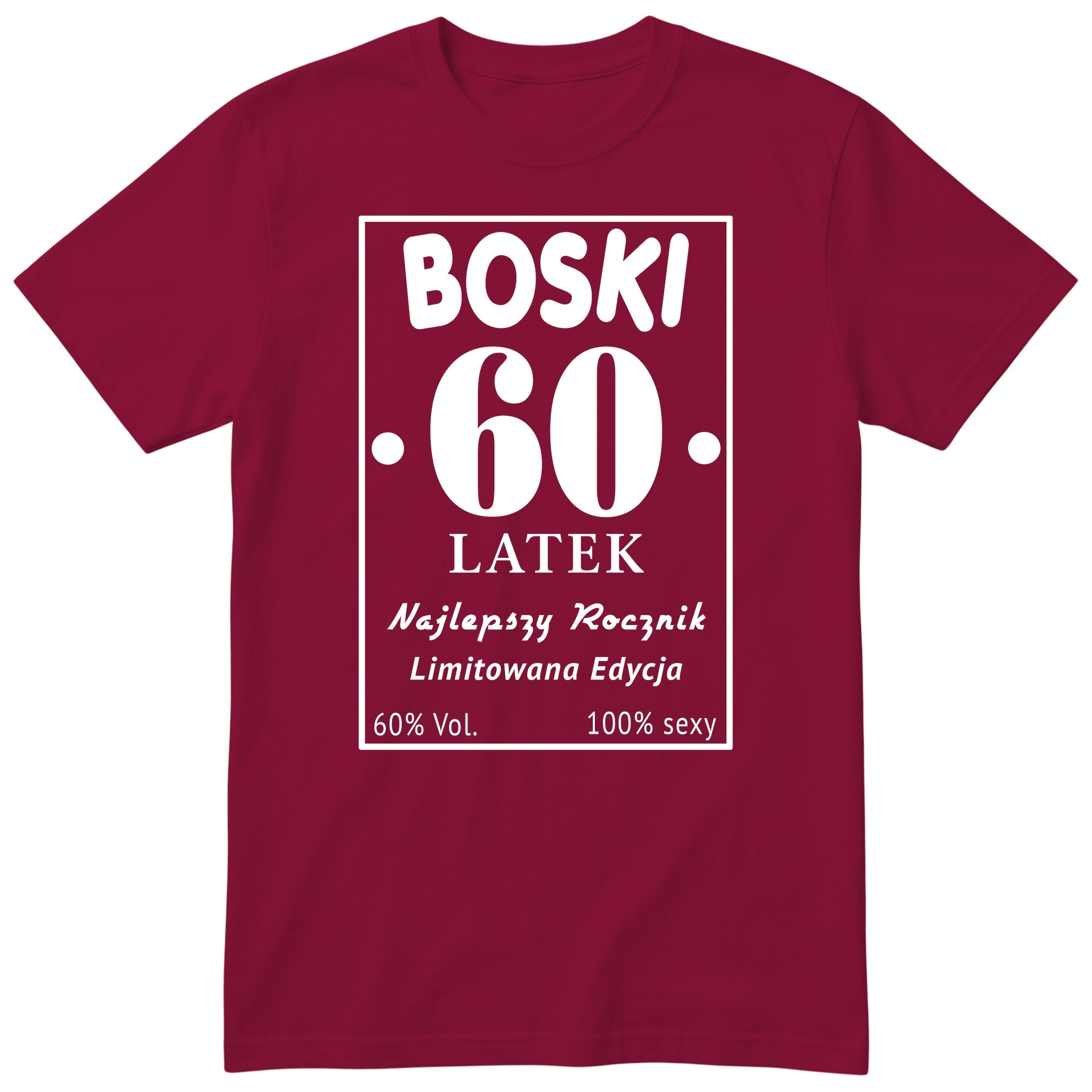 Boski 60 Latek - bordowa