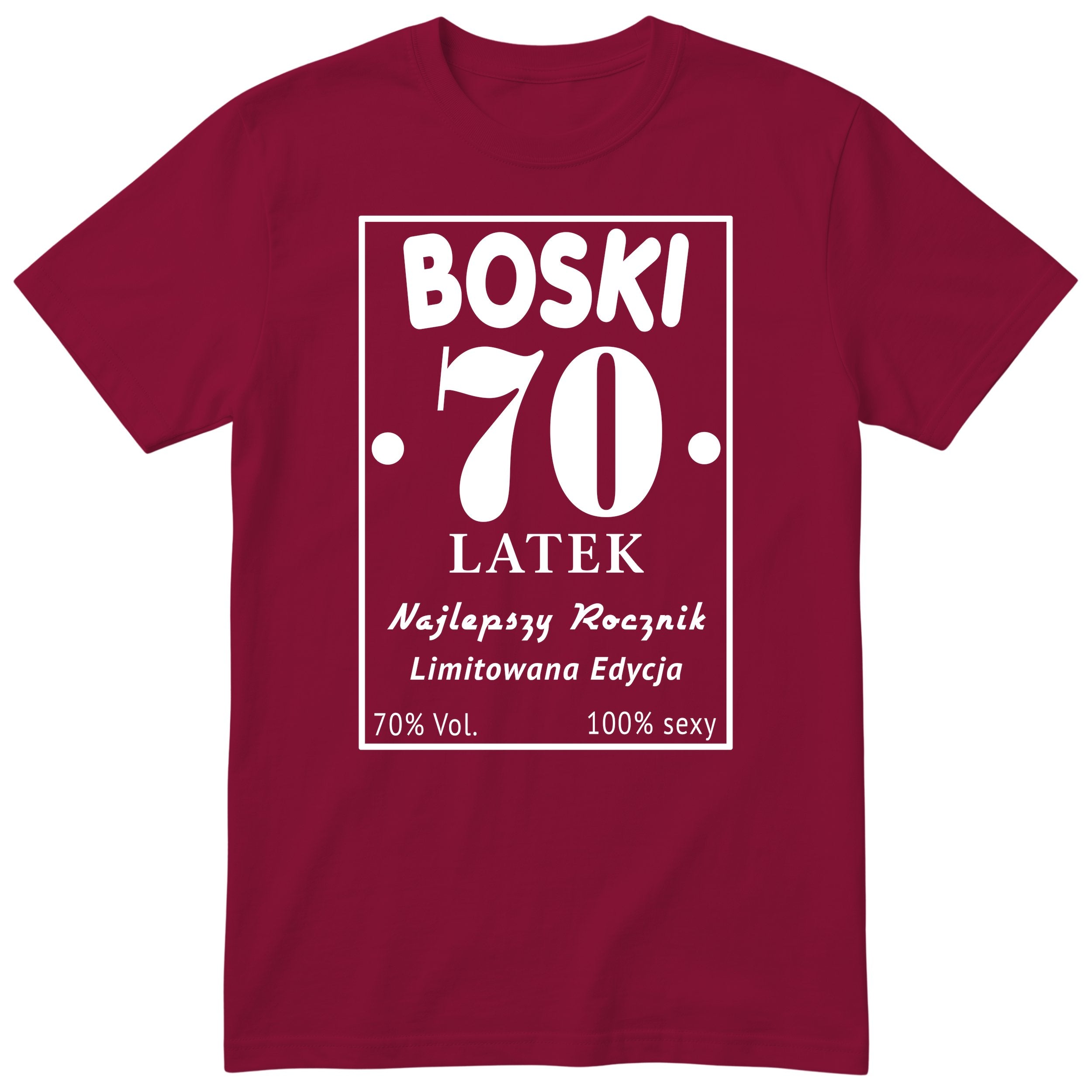 Boski 70 Latek - bordowa
