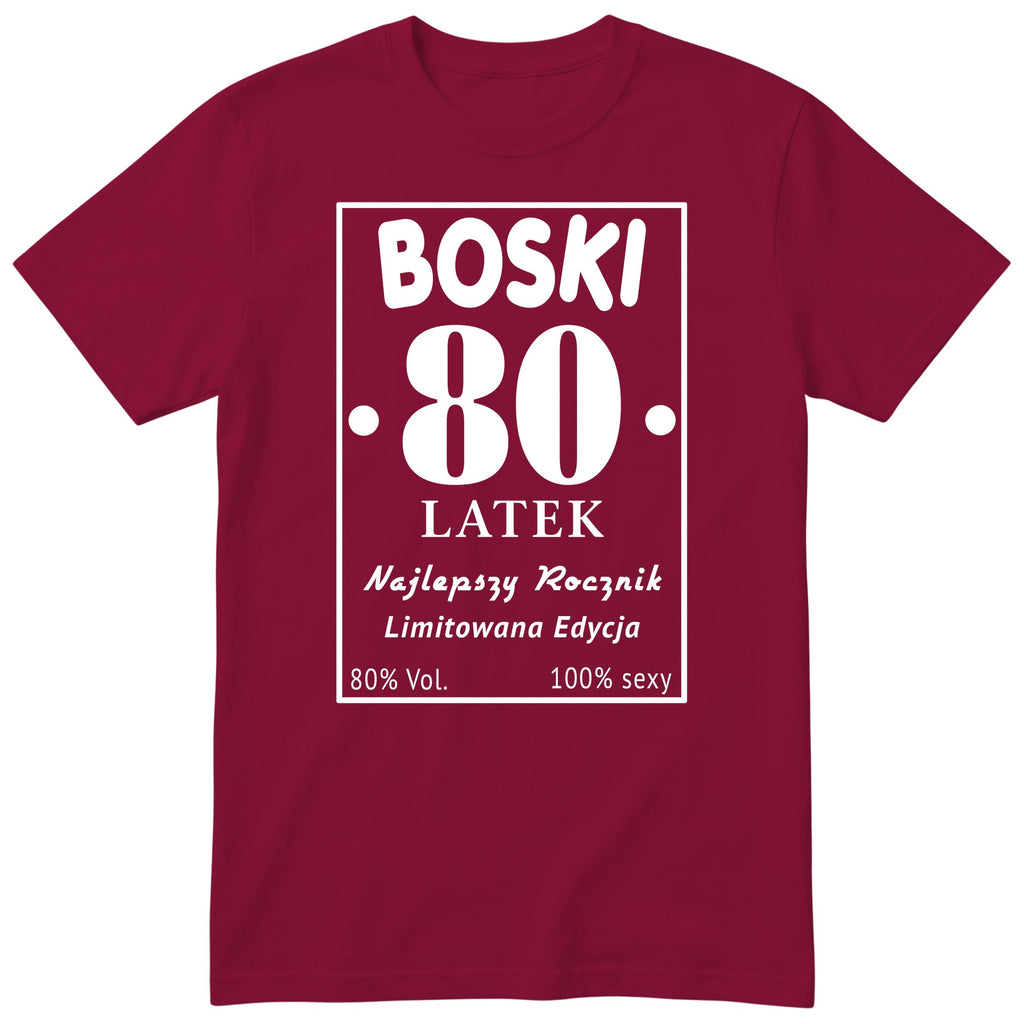 Boski 80 Latek - bordowa