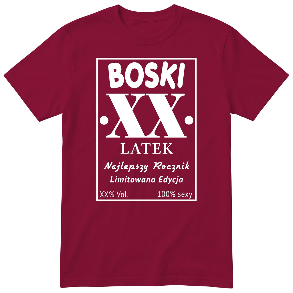 Boski XX Latek - bordowa
