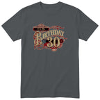 It's My Birthday 30 retro tee - charcoal