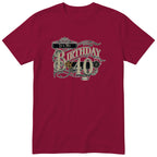 It's My Birthday 40 t-shirt - vintage 40th birthday, Forever Young, unisex