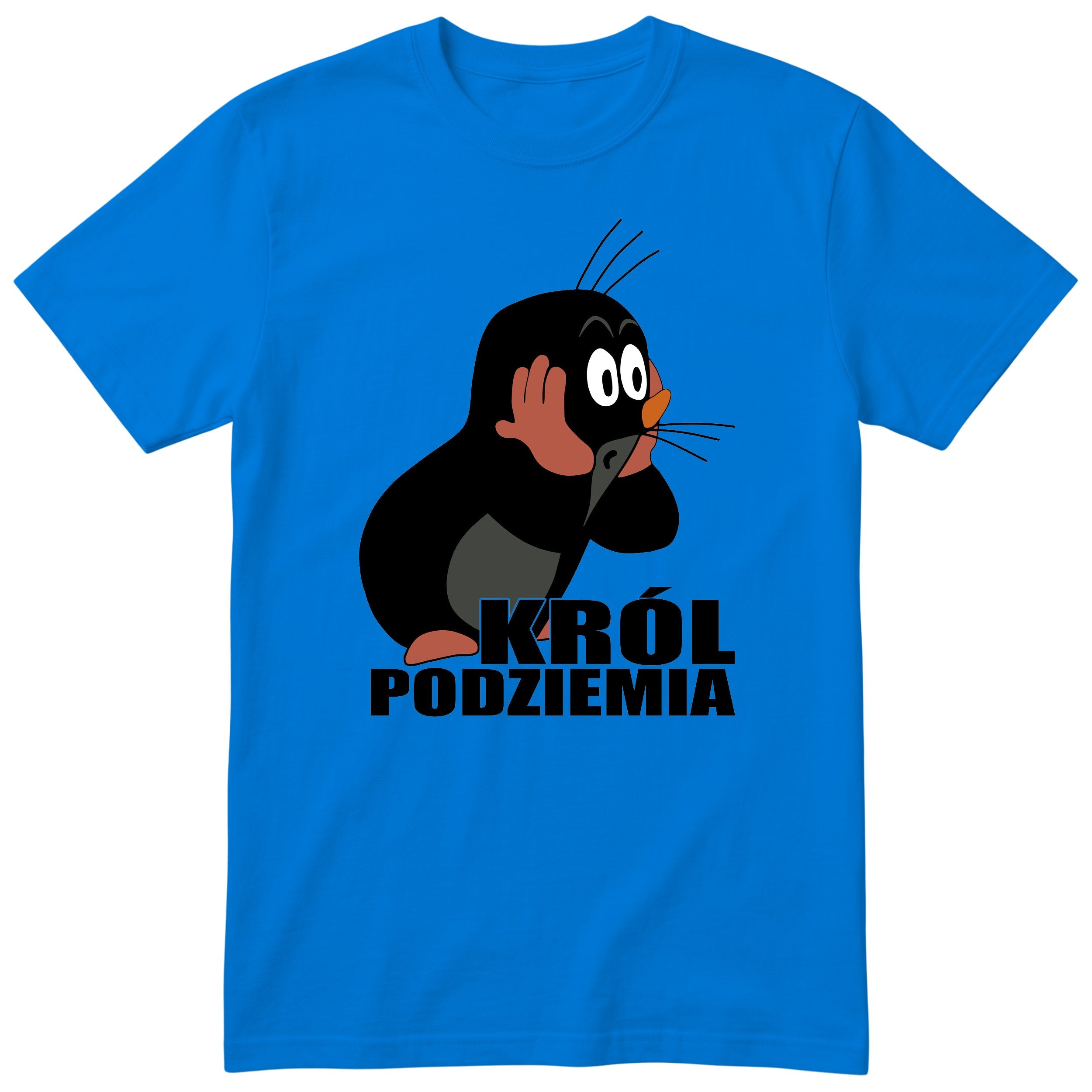 Krecik Krol Podziemia koszulka niebieska