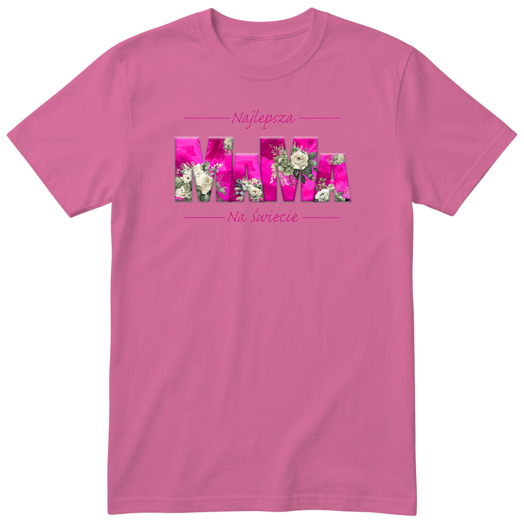 Koszulka różowa - Pink Floral