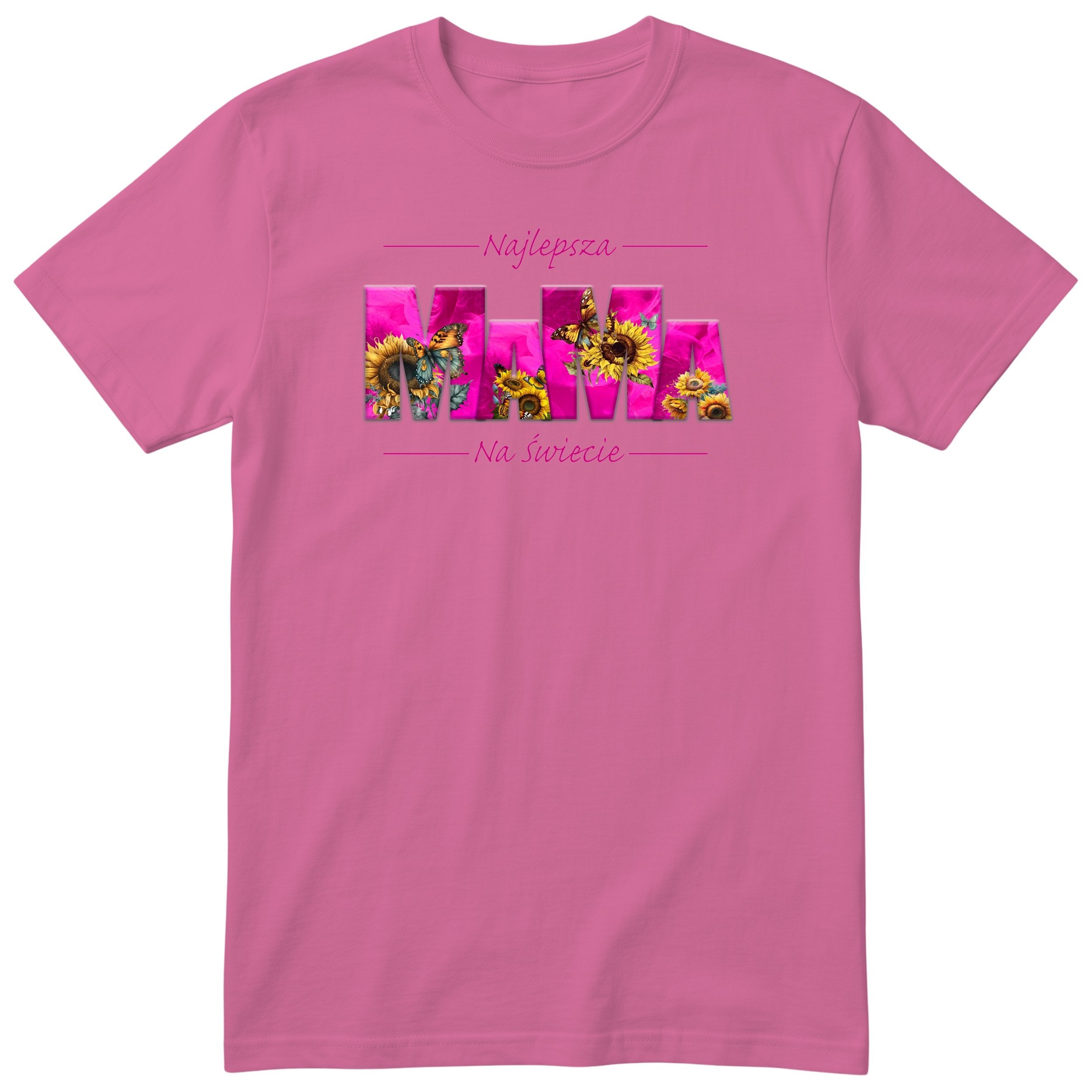 Koszulka różowa - Słoneczniki Pink