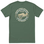 Blood Sweat and Beers Garage tee olive back