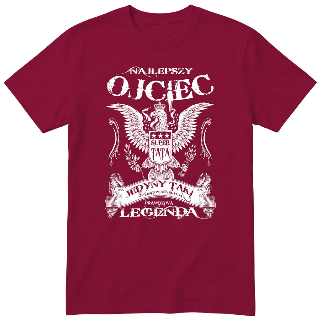 Najlepszy Ojciec Super Tata - Burgundy