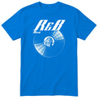 Royal Blue R&B Music Vinyl Records t-shirt - vinyl record print, gift for R&B fans, GitGraf