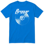 Royal Blue Reggae Music Vinyl Records t-shirt - vinyl record print, gift for reggae fans, GitGraf