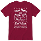 Koszulka bordowa - Super Mama No.1
