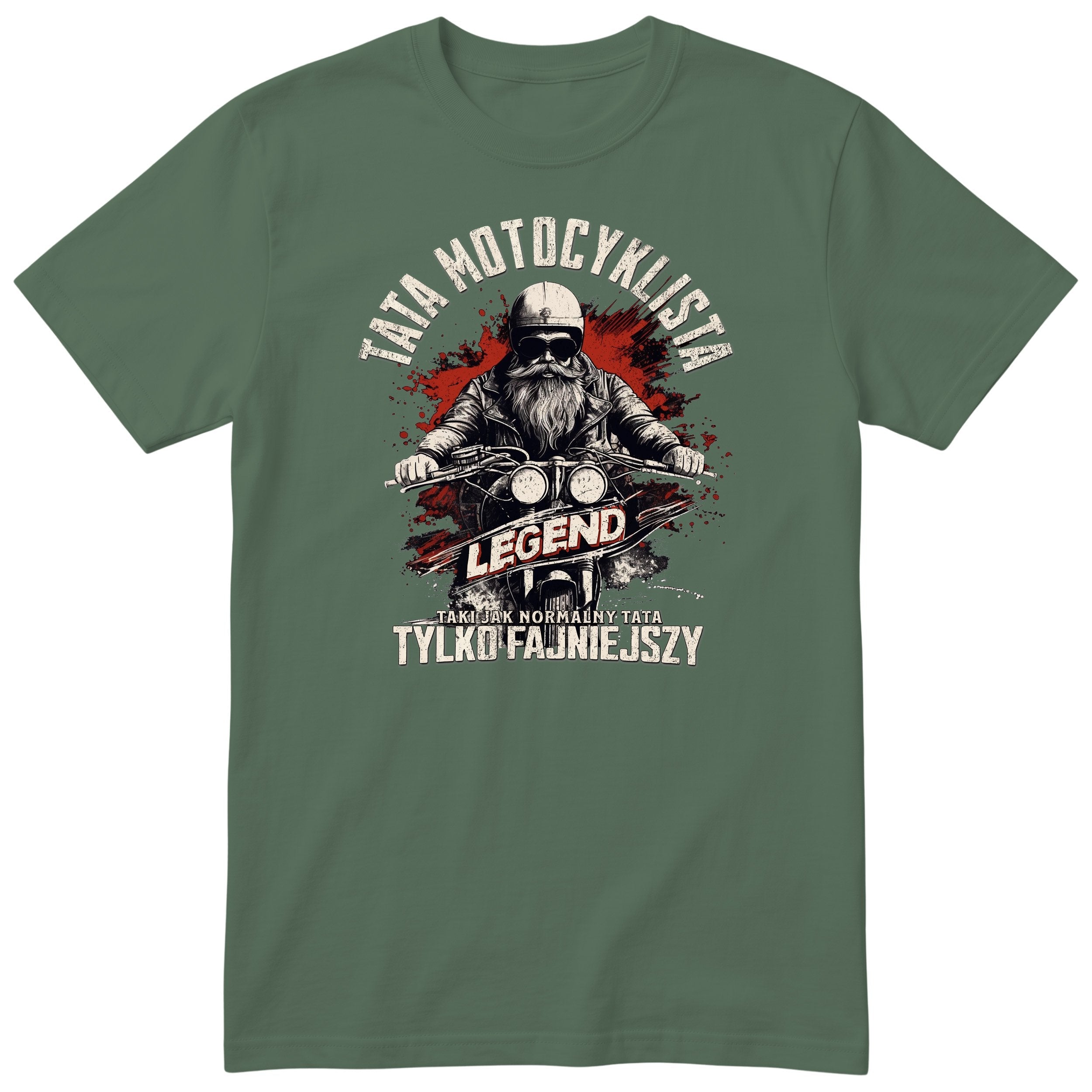 Tata Motocyklista Czerwony - Olive