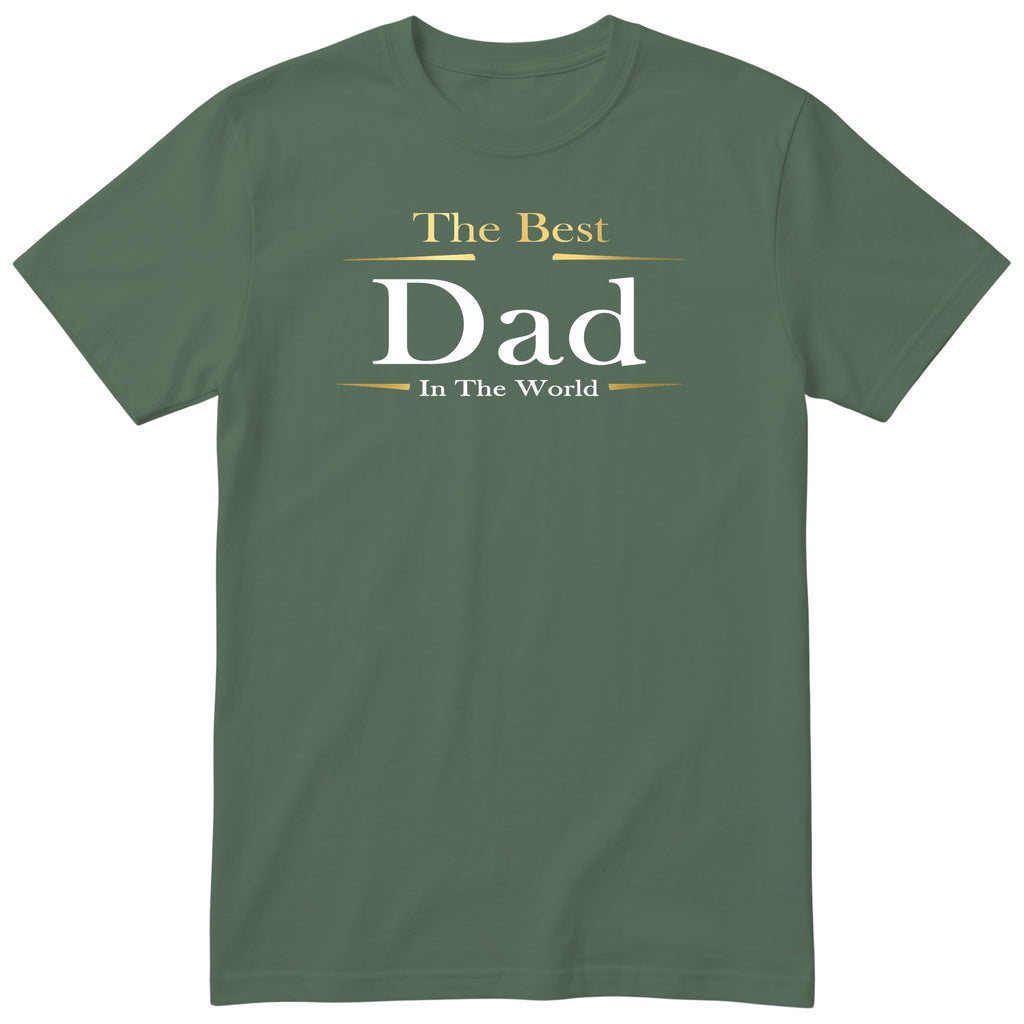 Olive The Best Dad In The World Exclusive t-shirt - Father's Day gift for the best dad, English print