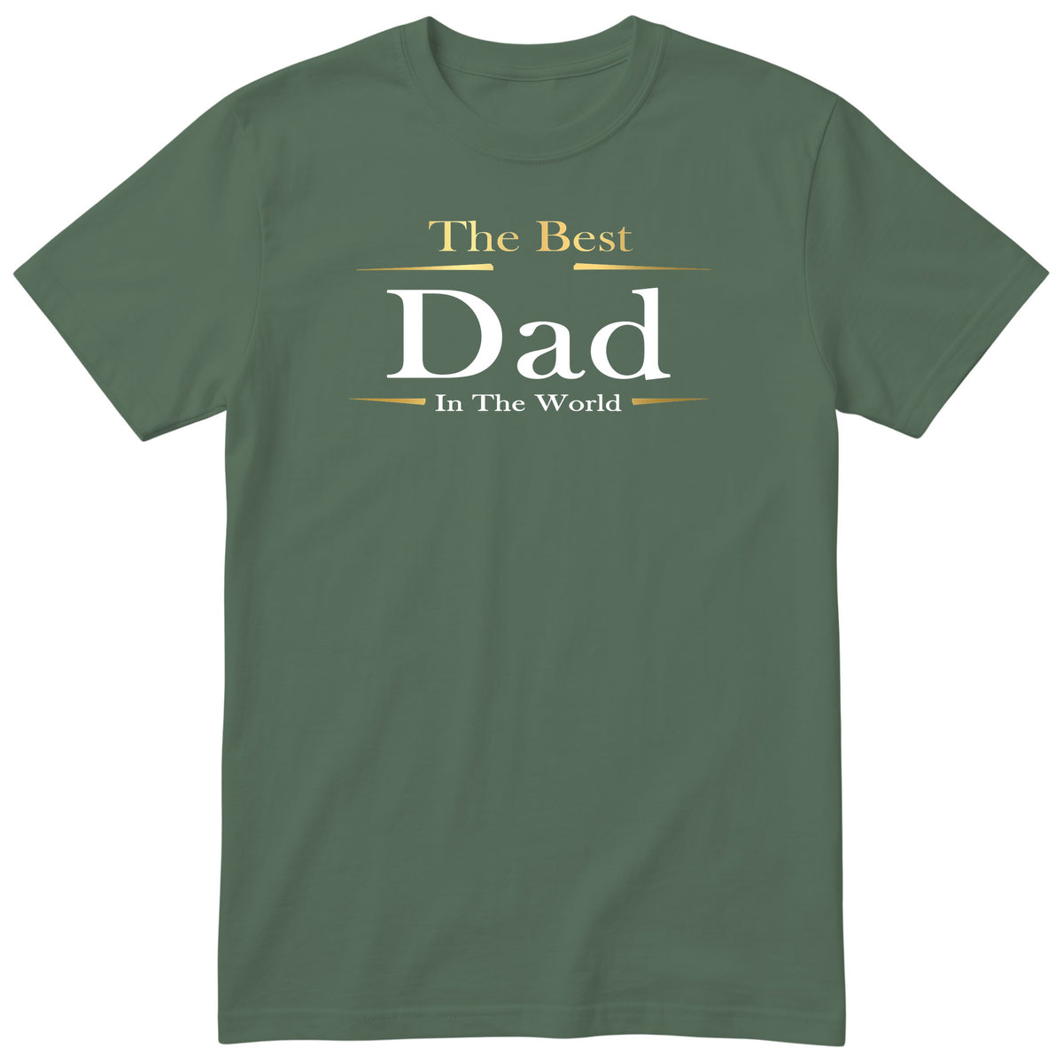 Olive The Best Dad In The World Exclusive t-shirt - Father's Day gift for the best dad, English print