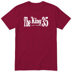 The King Just Turned 35 t-shirt - 35th birthday gift for him with a crown