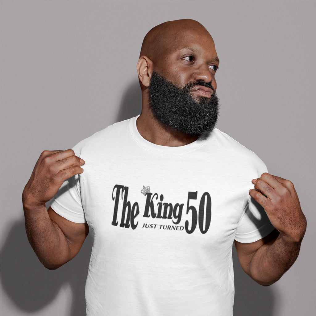 The King Just Turned 50 - 50th Birthday Shirt for Him - lifestyle photo 5 of 5
