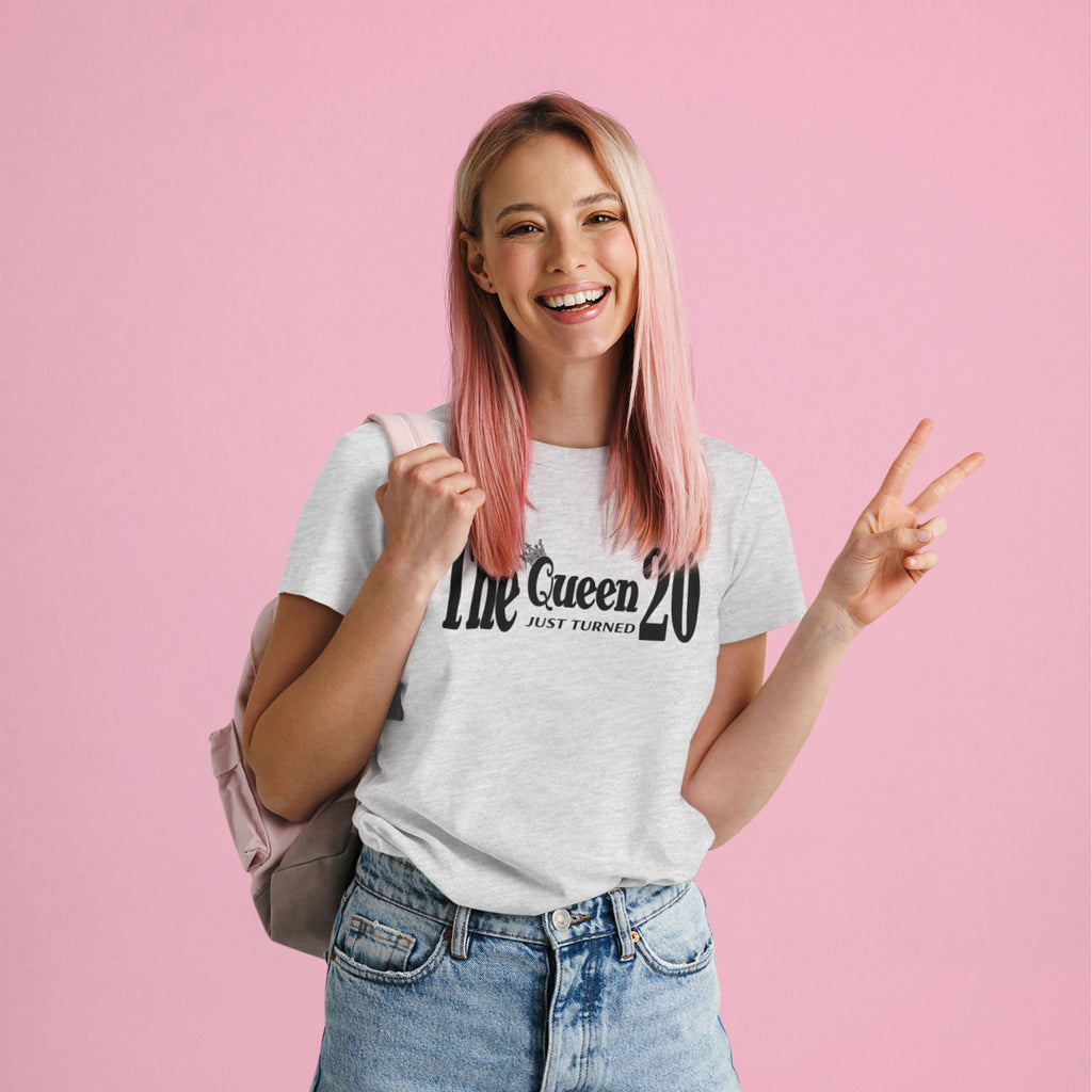 The Queen Just Turned 20 - 20th Birthday Shirt for Her - lifestyle photo 5 of 7