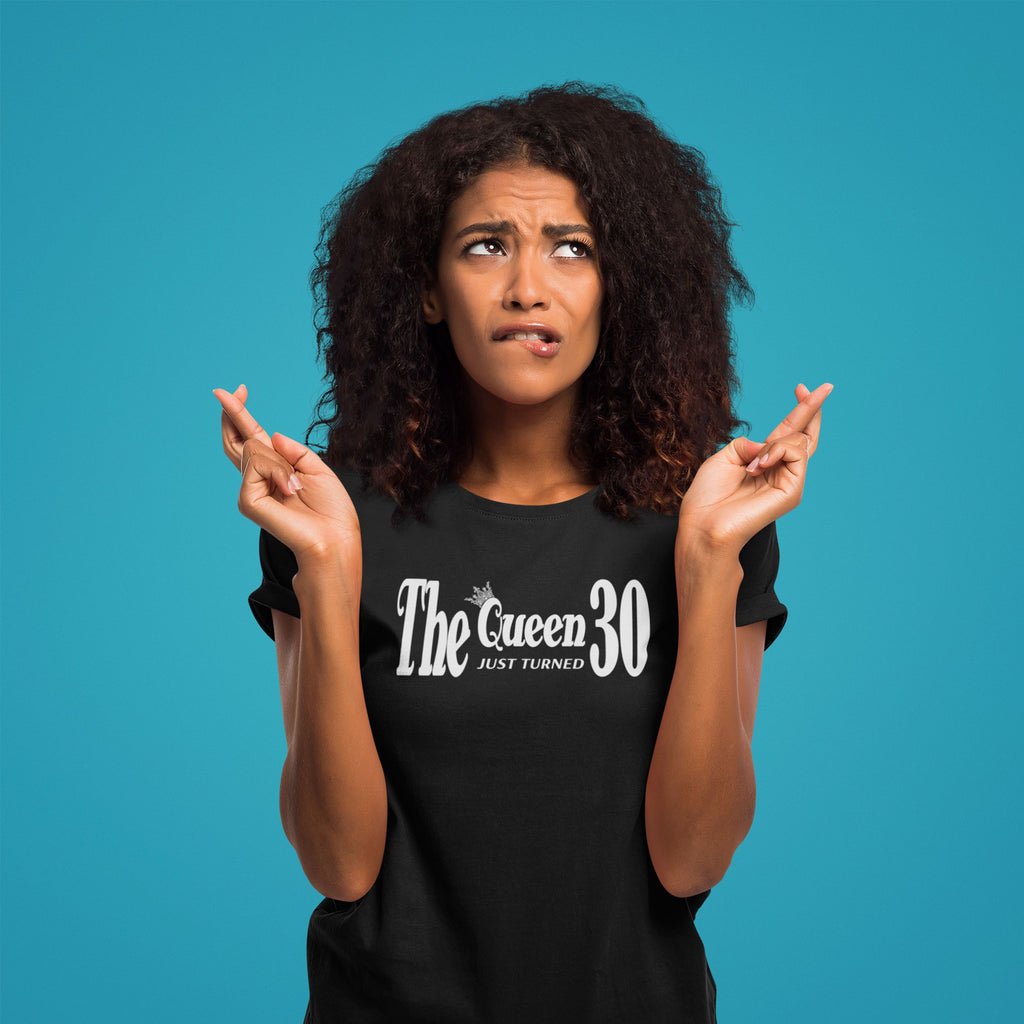 The Queen Just Turned 30 - 30th Birthday Shirt for Her - lifestyle photo 5 of 6