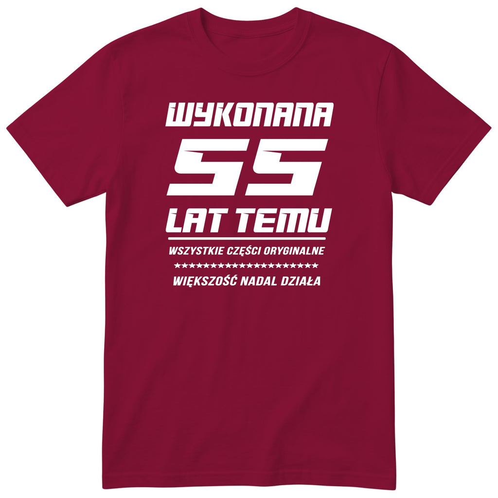 Wykonana 55 Lat Temu - Śmieszna Koszulka Urodzinowa Polish 55th Birthday
