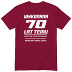 Wykonana 70 Lat Temu - Śmieszna Koszulka Urodzinowa Polish 70th Birthday