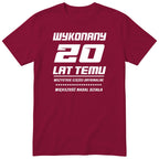 Wykonany 20 Lat Temu - bordowa