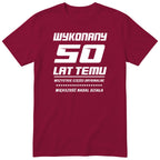 Wykonany 50 Lat Temu - bordowa