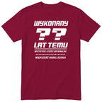Wykonany XX Lat Temu - bordowa