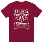XX lat Legenda Styl Klasa - bordowa