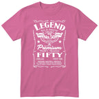 Legend Aged to Perfection 50th Birthday T-Shirt Women - pink