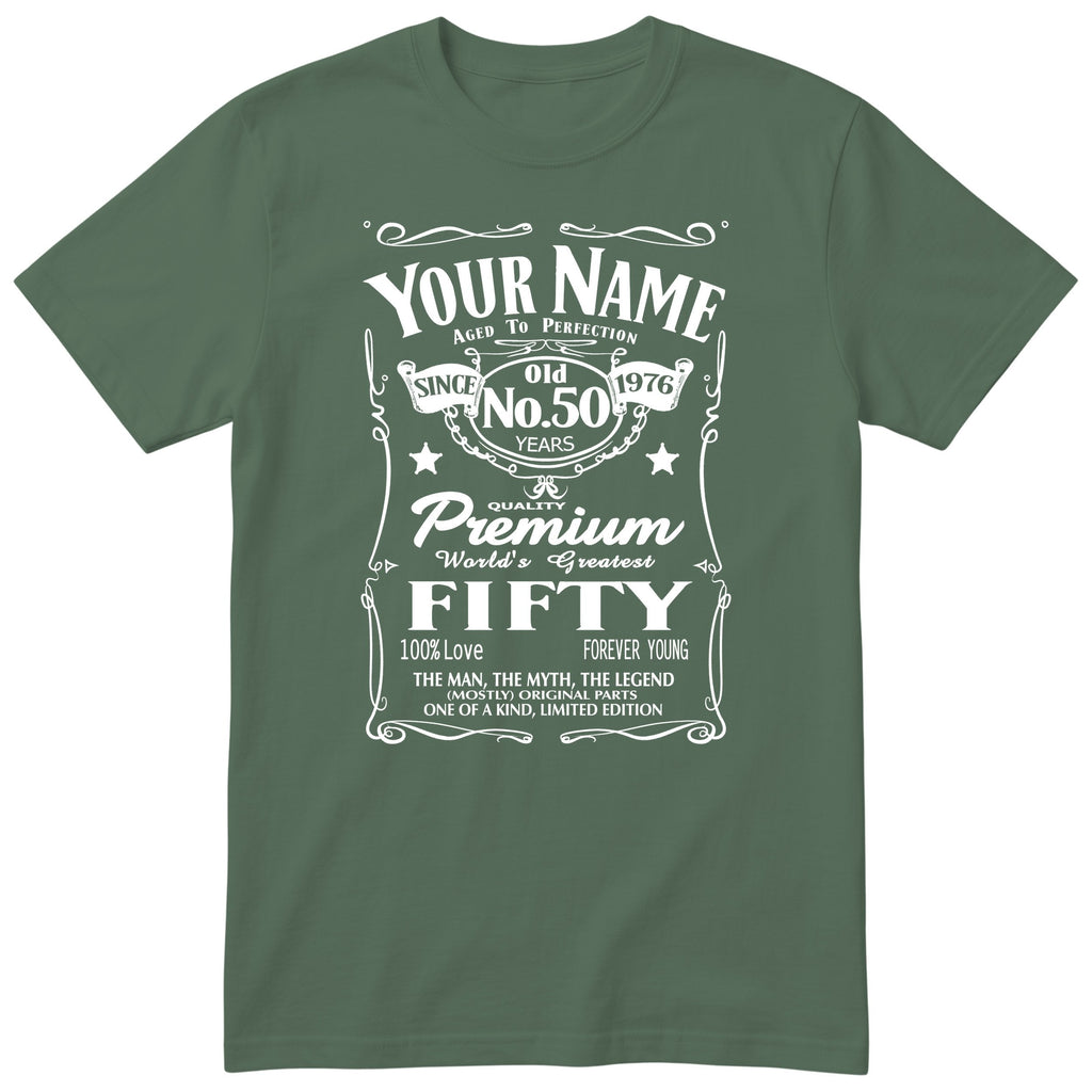 Legend 50th Birthday T-Shirt Men - Olive
