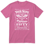 Personalised 50th Birthday T-Shirt Women Fabulous at Fifty
