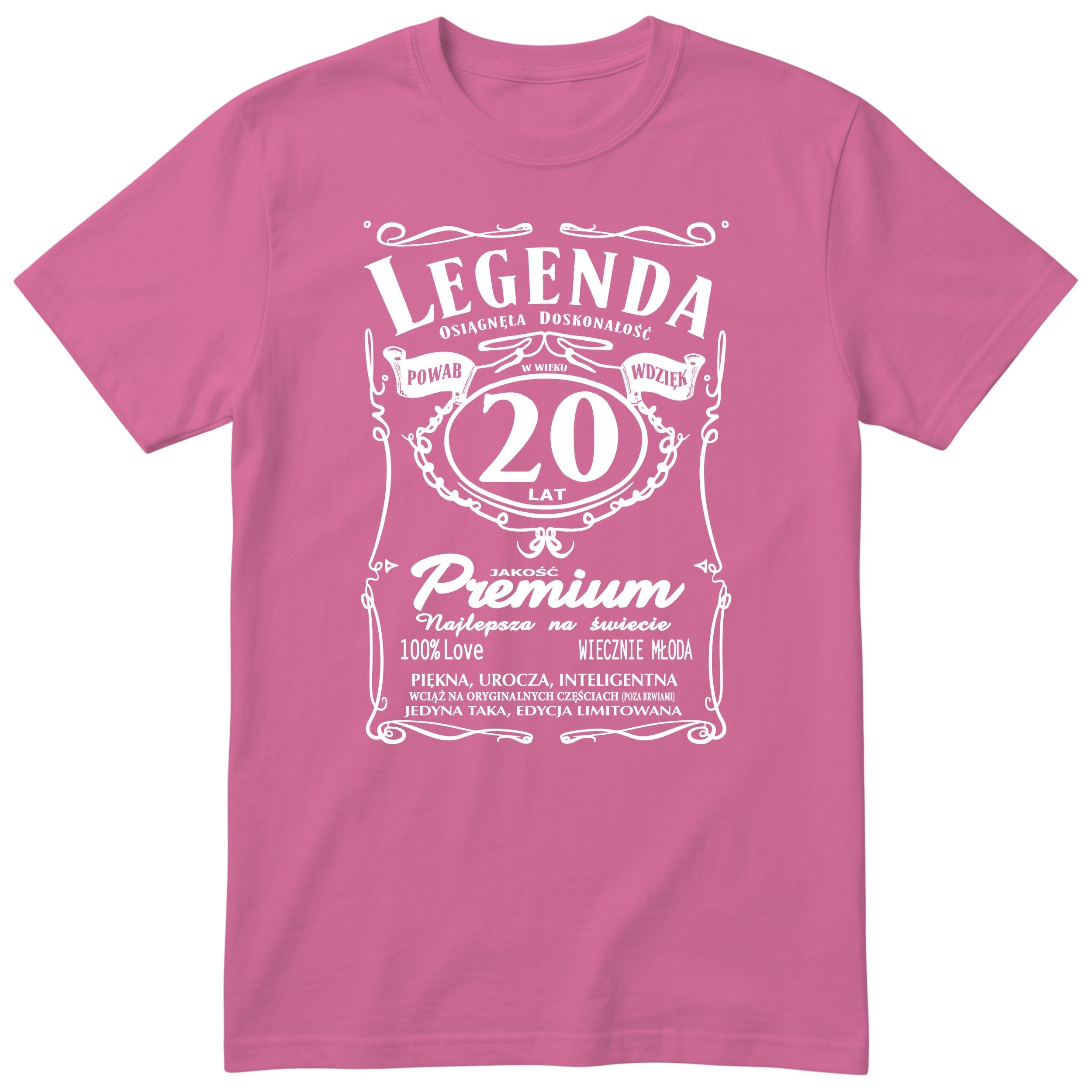 Legenda 20 Lat - Koszulka Urodzinowa Polish Birthday Gift for Her