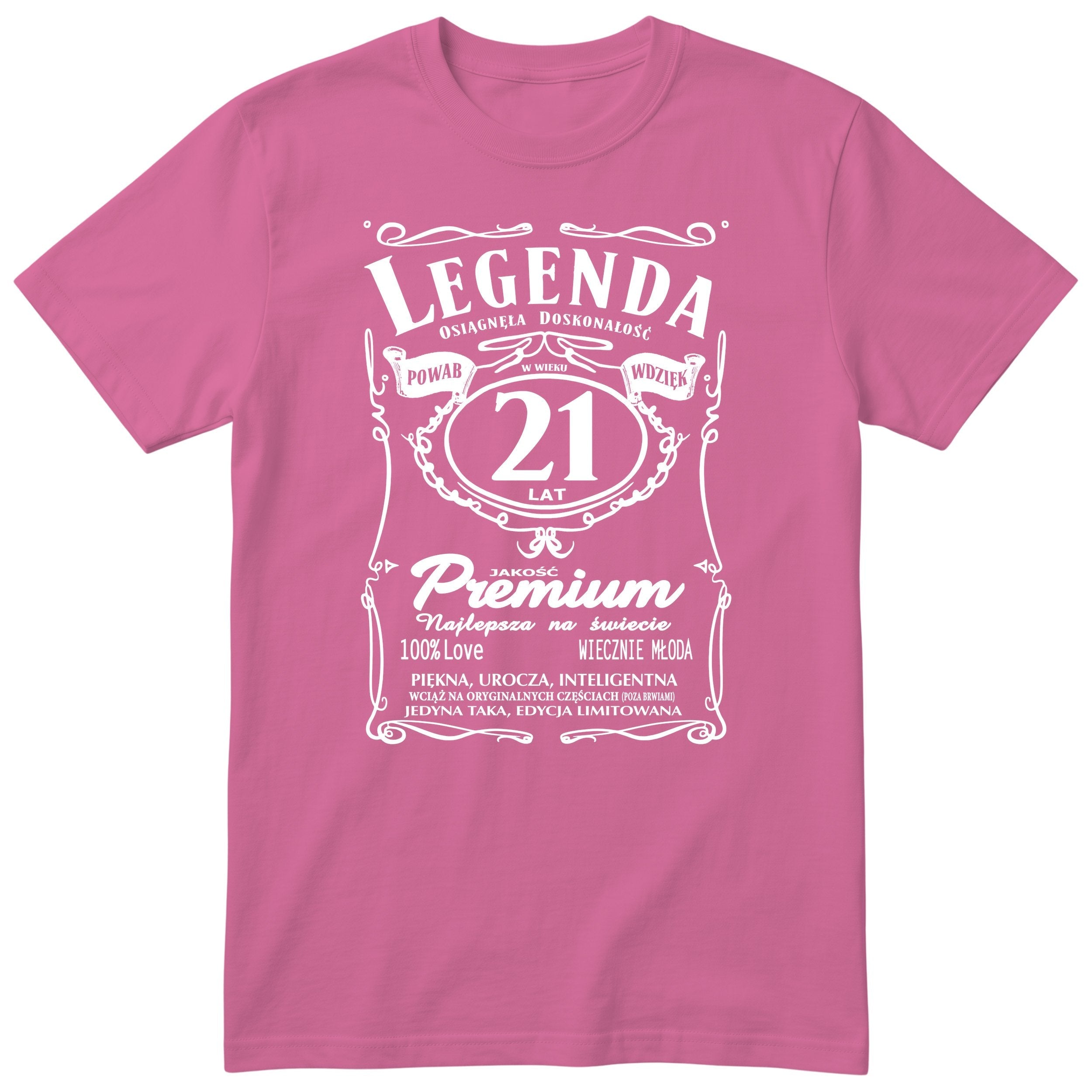 Legenda 21 Lat - Koszulka Urodzinowa Polish Birthday Gift for Her