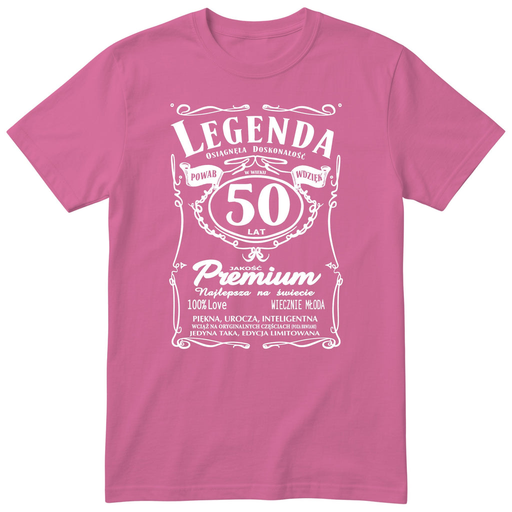 Legenda 50 Lat - Koszulka Urodzinowa Polish Birthday Gift for Her