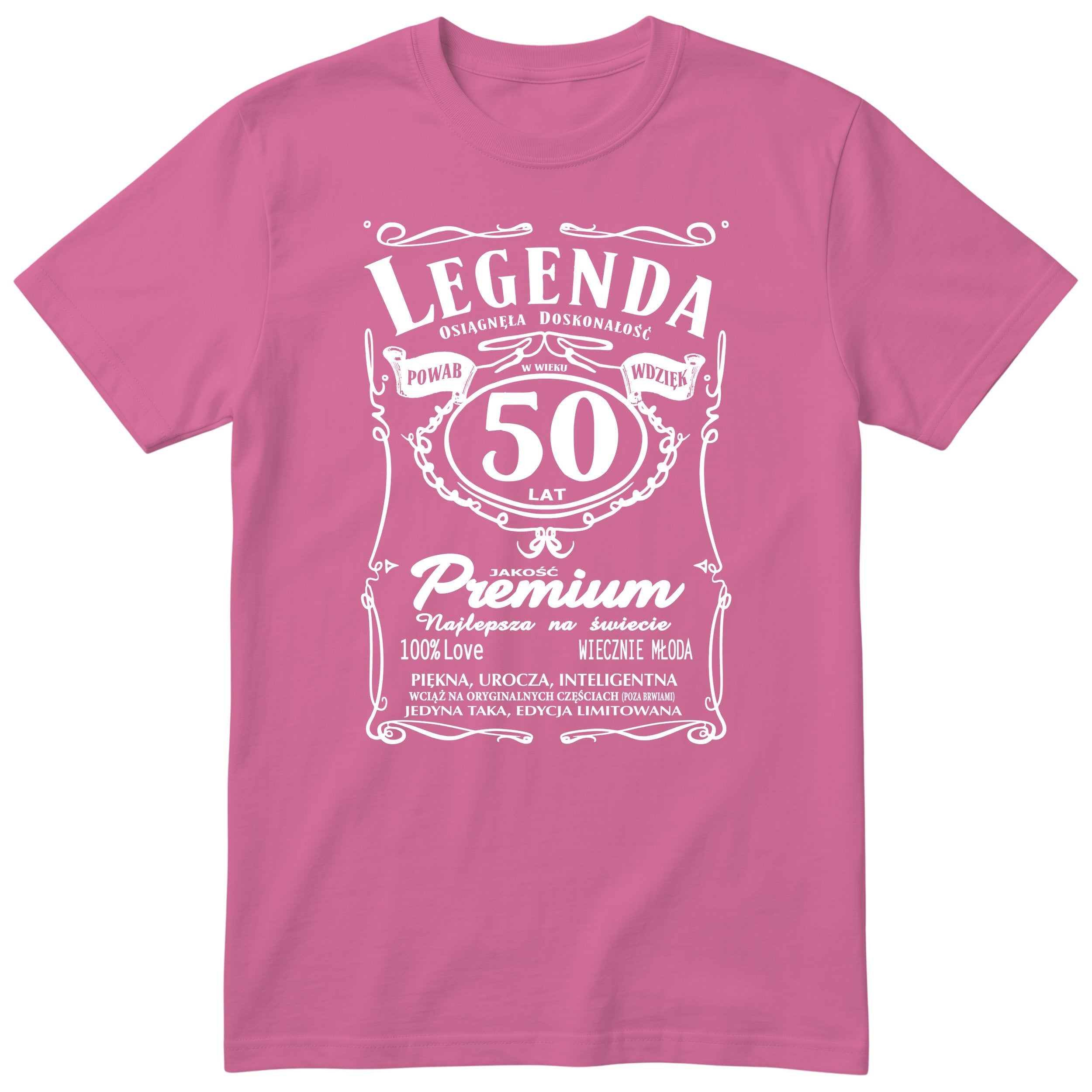 Legenda 50 Lat - Koszulka Urodzinowa Polish Birthday Gift for Her
