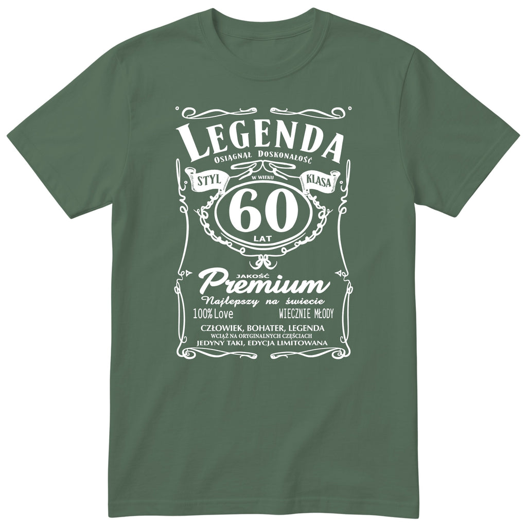 Koszulka Legenda 60 Lat - oliwkowa