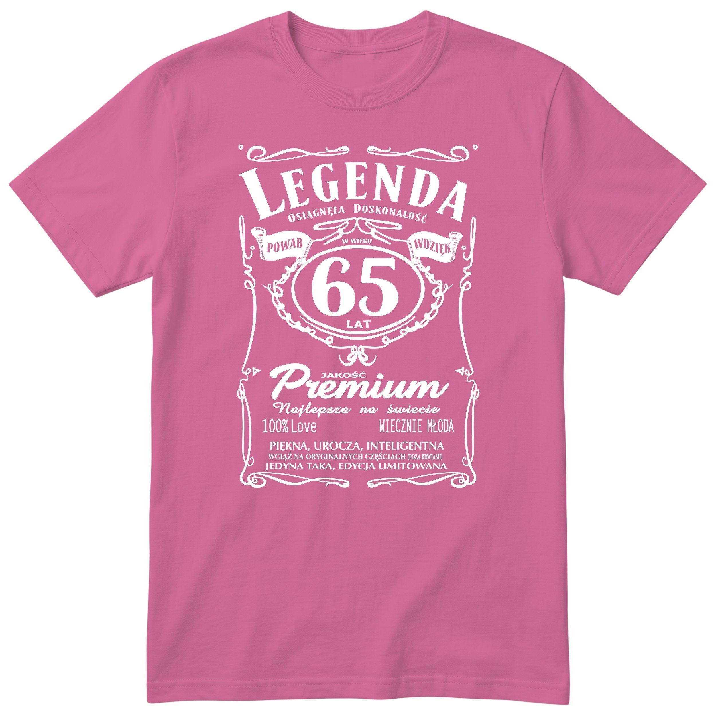 Legenda 65 Lat - Koszulka Urodzinowa Polish Birthday Gift for Her
