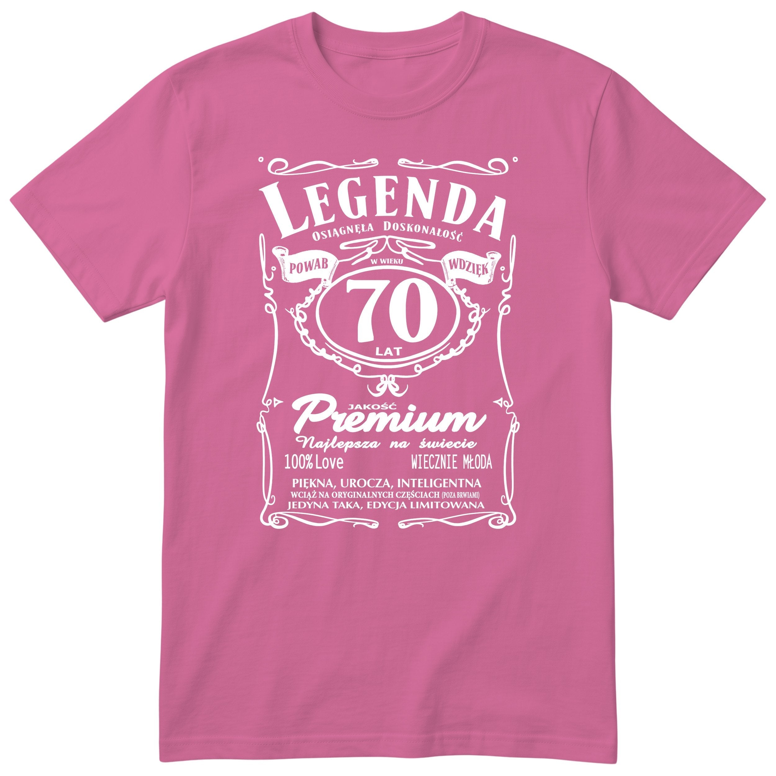 Legenda 70 Lat - Koszulka Urodzinowa Polish Birthday Gift for Her