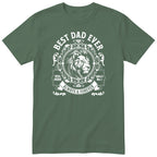 Best Dad Ever Lion T-Shirt - Olive