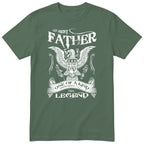 Best Father Super Dad Eagle T-Shirt - Olive