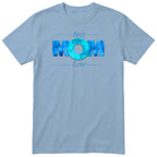 Best Mom Ever blue design t-shirt - light blue