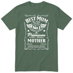 Best Mum Vintage Label - Olive