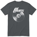 Charcoal Blues Music Vinyl Records t-shirt - vinyl record print, gift for blues fans, GitGraf