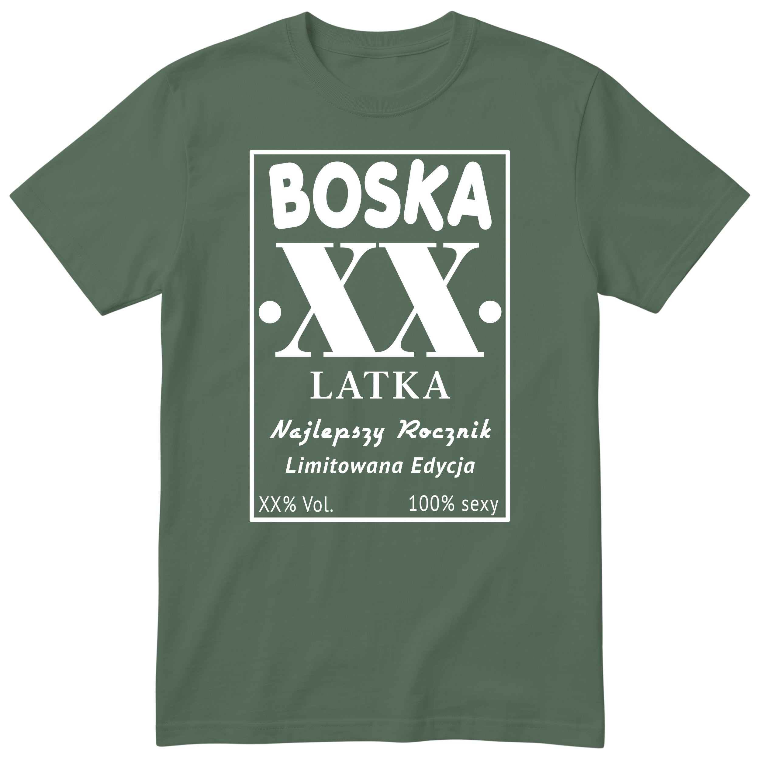 Boska XX Latka - Śmieszna Koszulka Urodzinowa na Każde Urodziny