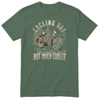 Cycling Dad Vintage Bike T-Shirt - Olive