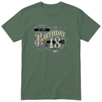 Its My Birthday 18 unisex vintage t-shirt Olive