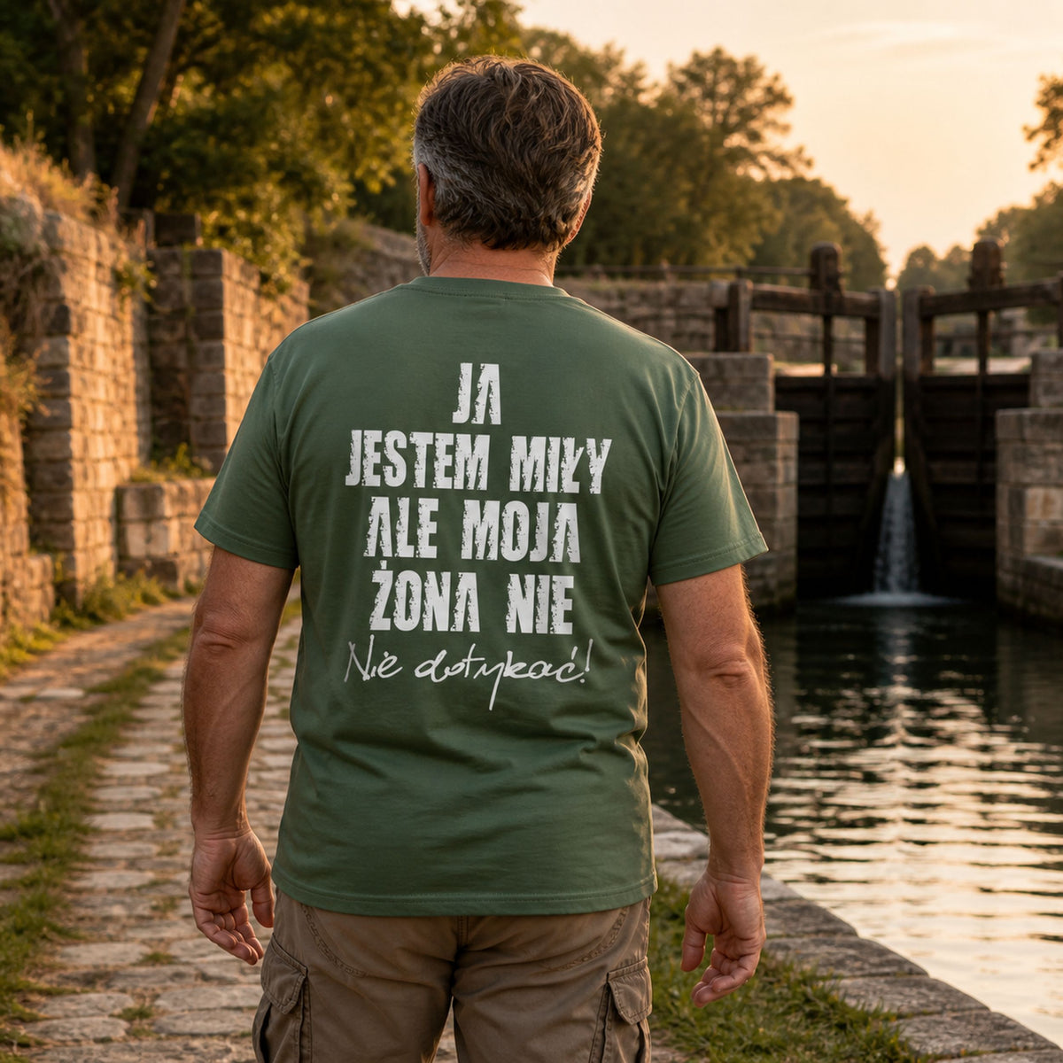 Ja Jestem Miły Ale Moja Żona Nie - Koszulka dla Męża