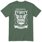 Olive Life Begins At Thirty t-shirt - 30th birthday gift for him with an eagle crest