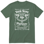 Legend Personalised Birthday T-Shirt for Him - Olive